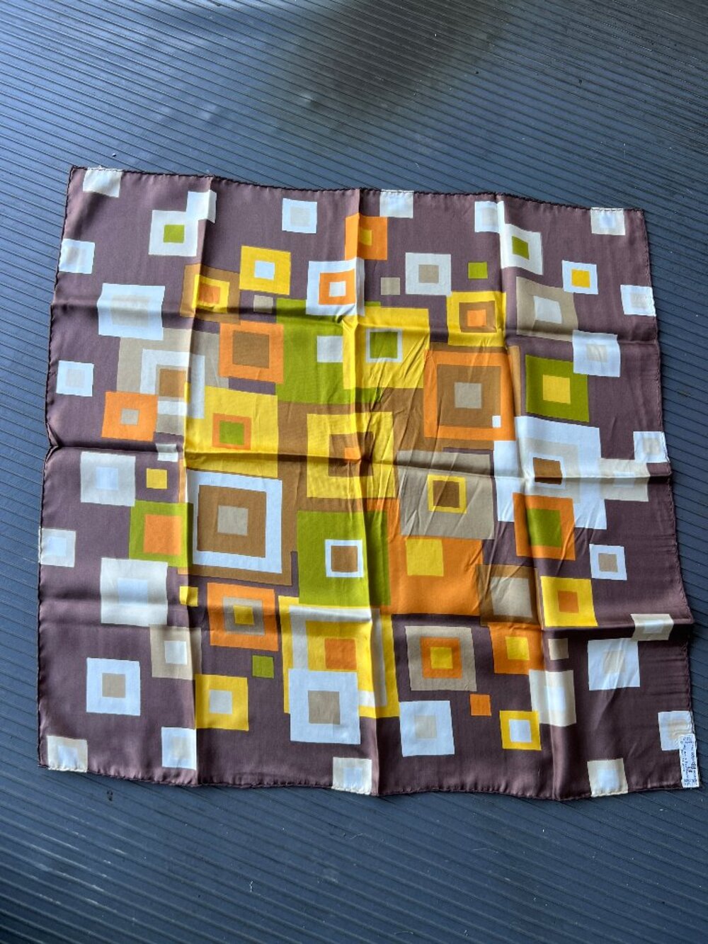 Box Print Italian Scarf